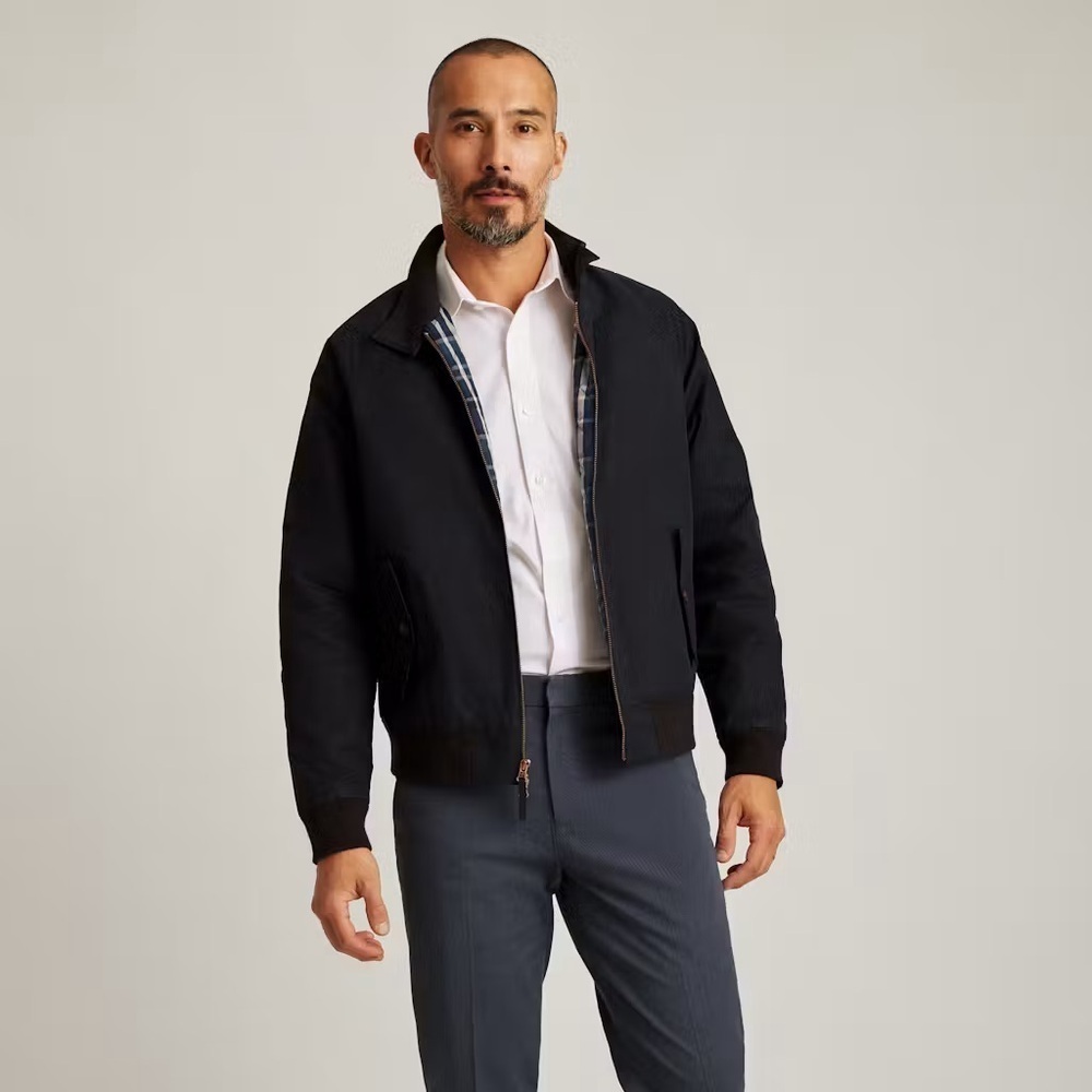 Bonobos Black Bomber Jacket